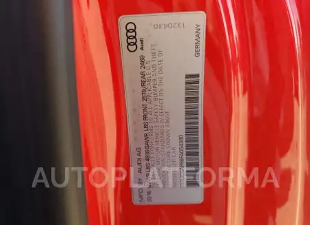 AUDI S5 PREMIUM 2015 vin WAUCGAFR6FA054360 from auto auction Copart