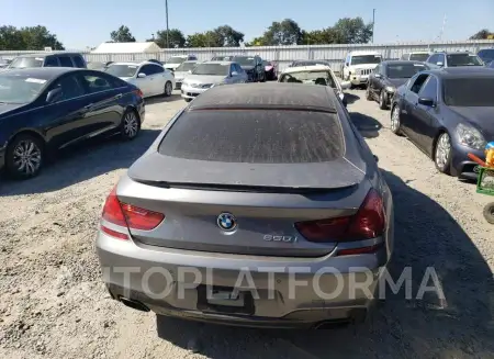 BMW 650 I GRAN 2015 vin WBA6B2C55FGB99067 from auto auction Copart