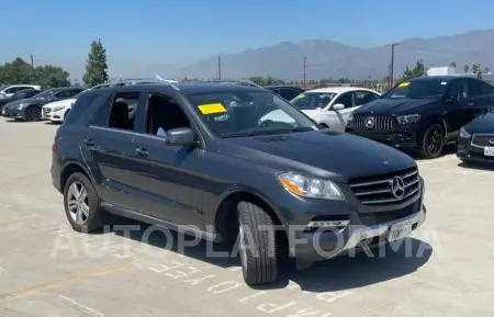 MERCEDES-BENZ ML 350 2015 vin 4JGDA5JBXFA443122 from auto auction Copart