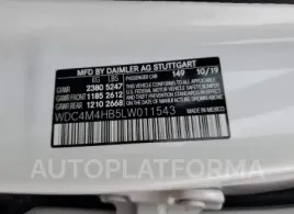 MERCEDES-BENZ GLB 250 4M 2020 vin WDC4M4HB5LW011543 from auto auction Copart