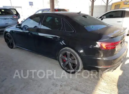 AUDI S4 PRESTIG 2018 vin WAUC4BF43JA024695 from auto auction Copart