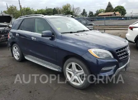 MERCEDES-BENZ ML 250 BLU 2015 vin 4JGDA0EB4FA536733 from auto auction Copart