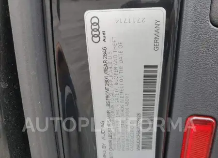 AUDI S5 PRESTIG 2018 vin WAUC4CF58JA023928 from auto auction Copart