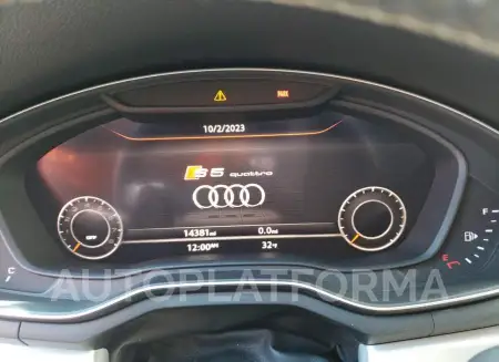 AUDI S5 PREMIUM 2019 vin WAUY4GF50KN001185 from auto auction Copart