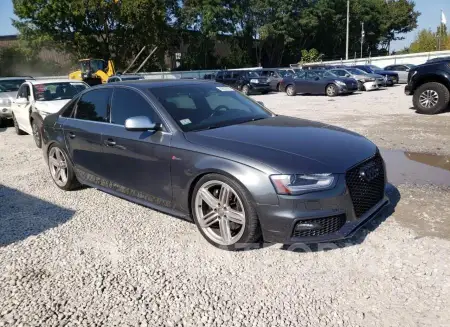 AUDI S4 PREMIUM 2016 vin WAUBGAFL6GA011145 from auto auction Copart