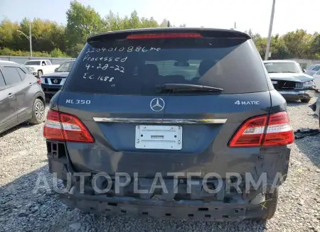 MERCEDES-BENZ ML 350 4MA 2015 vin 4JGDA5HBXFA464753 from auto auction Copart