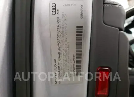 AUDI S5 PRESTIG 2018 vin WAUC4CF59JA032881 from auto auction Copart