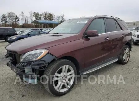 MERCEDES-BENZ ML 350 2015 vin 4JGDA5JB4FA491683 from auto auction Copart