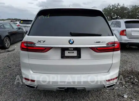 BMW X7 XDRIVE4 2022 vin 5UXCW2C00N9M57203 from auto auction Copart