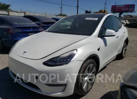 Tesla Model Y 2021 2021 vin 5YJYGDEE5MF072572 from auto auction Copart