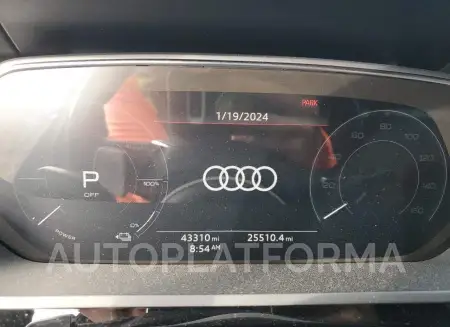 AUDI E-TRON PRE 2019 vin WA1VAAGE3KB024935 from auto auction Copart