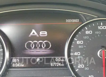 AUDI A8 L 2017 vin WAU44AFDXHN020547 from auto auction Iaai