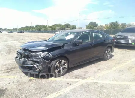 HONDA CIVIC SEDAN 2019 vin 19XFC2F61KE013424 from auto auction Iaai