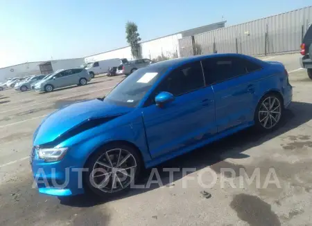 AUDI S3 2018 vin WAUB1GFF2J1026232 from auto auction Iaai