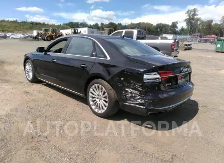 AUDI A8 L 2015 vin WAU3GAFD1FN014863 from auto auction Iaai