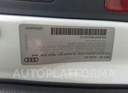 AUDI S4 2019 vin WAUB4AF46KA035133 from auto auction Iaai