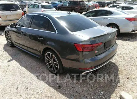 AUDI S4 2018 vin WAUC4AF49JA002517 from auto auction Iaai