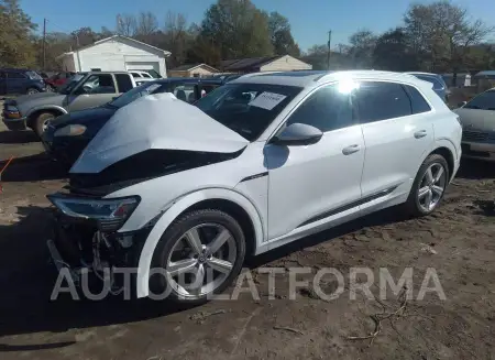 AUDI E-TRON 2019 vin WA1LAAGE9KB022324 from auto auction Iaai