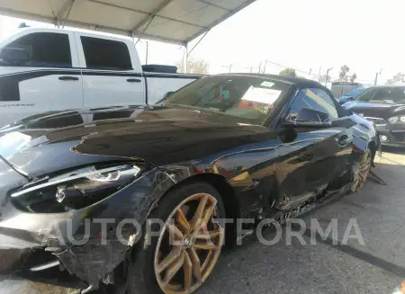 BMW Z4 2022 vin WBAHF9C01NWX69075 from auto auction Iaai