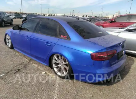 AUDI S4 2016 vin WAUBGAFL0GA004594 from auto auction Iaai