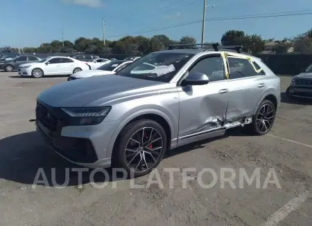 AUDI Q8 2021 vin WA1EVAF17MD035303 from auto auction Iaai