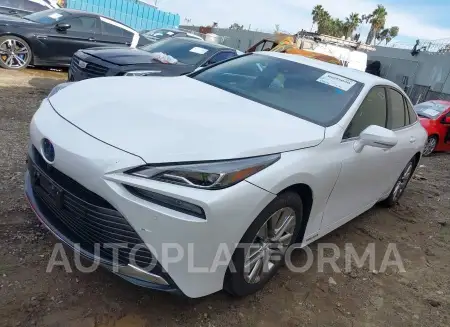 TOYOTA MIRAI 2021 vin JTDAAAAA7MA001564 from auto auction Iaai