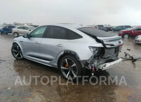 AUDI E-TRON S SPORTBACK 2022 vin WA11CBGE3NB036120 from auto auction Iaai