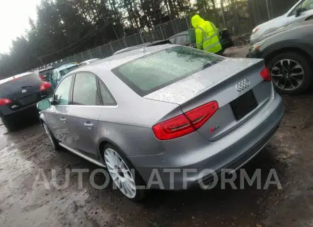 AUDI S4 2015 vin WAUBGAFLXFA100876 from auto auction Iaai