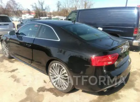 AUDI S5 2015 vin WAUCGAFR7FA021495 from auto auction Iaai