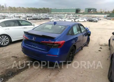 HONDA CIVIC SI 2022 vin 2HGFE1E5XNH474242 from auto auction Iaai