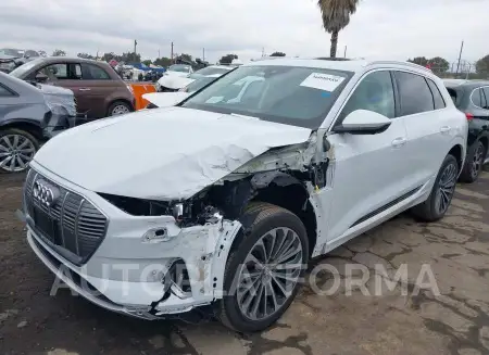 AUDI E-TRON 2019 vin WA1VABGEXKB009595 from auto auction Iaai