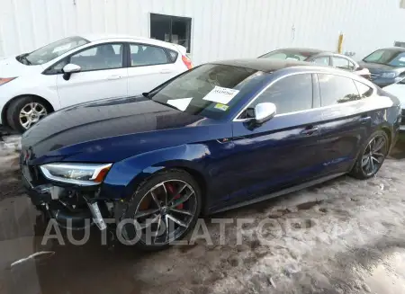 AUDI S5 SPORTBACK 2018 vin WAUC4CF59JA127814 from auto auction Iaai