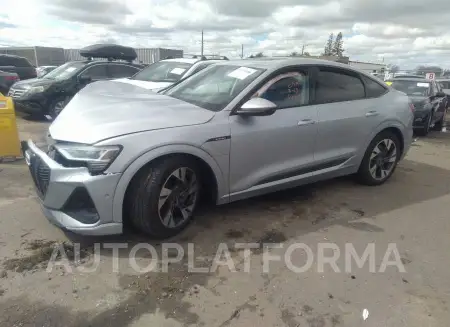 AUDI E-TRON SPORTBACK 2022 vin WA11AAGE2NB028171 from auto auction Iaai