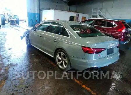 AUDI S4 2022 vin WAUB4AF49NA043750 from auto auction Iaai