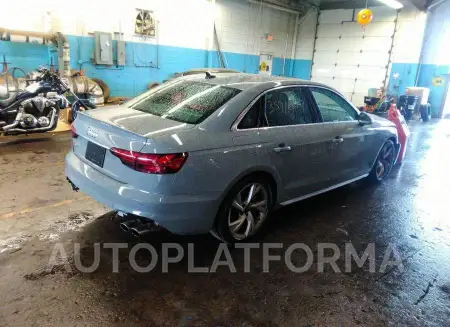 AUDI S4 2022 vin WAUB4AF49NA043750 from auto auction Iaai