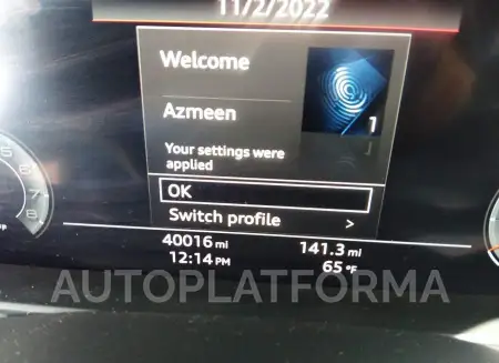 AUDI Q8 2019 vin WA1BVAF18KD046326 from auto auction Iaai