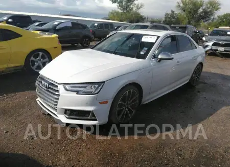 AUDI S4 2018 vin WAUB4AF46JA002468 from auto auction Iaai