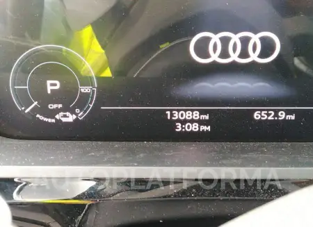 AUDI E-TRON 2022 vin WA1LAAGE2NB012285 from auto auction Iaai