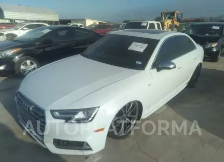 AUDI S4 2018 vin WAUC4AF42JA002570 from auto auction Iaai