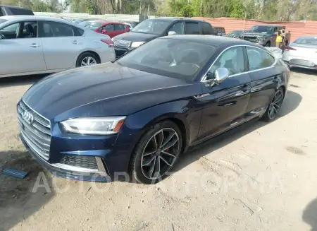 AUDI S5 SPORTBACK 2018 vin WAUB4CF54JA109748 from auto auction Iaai