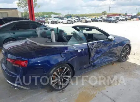 AUDI S5 CABRIOLET 2022 vin WAU24GF5XNN004959 from auto auction Iaai