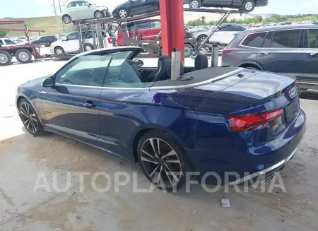 AUDI S5 CABRIOLET 2022 vin WAU24GF5XNN004959 from auto auction Iaai