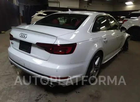 AUDI S4 2019 vin WAUB4AF44KA031307 from auto auction Iaai