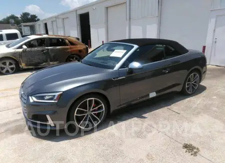 AUDI S5 CABRIOLET 2018 vin WAU24GF56JN003723 from auto auction Iaai