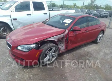 BMW 6 SERIES 2015 vin WBA6B8C5XFD453440 from auto auction Iaai