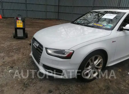 AUDI S4 2015 vin WAUBGAFL4FA020327 from auto auction Iaai