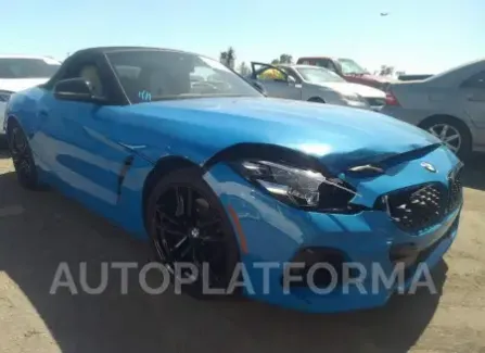 BMW Z4 2022 2022 vin WBAHF3C09NWX42610 from auto auction Iaai