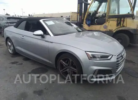 AUDI S5 CABRIOLET 2018 vin WAUY4GF56JN009516 from auto auction Iaai