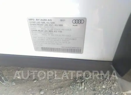 AUDI E-TRON 2022 vin WA1AAAGE3NB010410 from auto auction Iaai