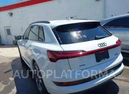 AUDI E-TRON 2022 vin WA1AAAGEXNB043257 from auto auction Iaai